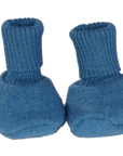  Reiff wool fleece booties in ocean