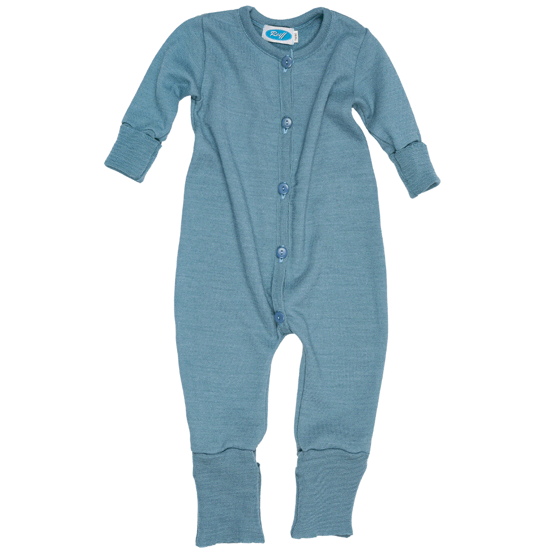 Reiff Wool Terry Overall in Aqua