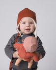 Lifestyle photo of baby in Reiff wool knit hat