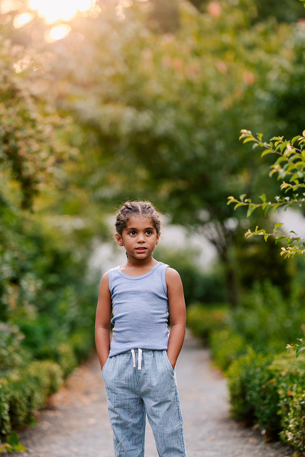 Boy in Hocosa wool/silk tank top