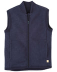 Boiled wool vest