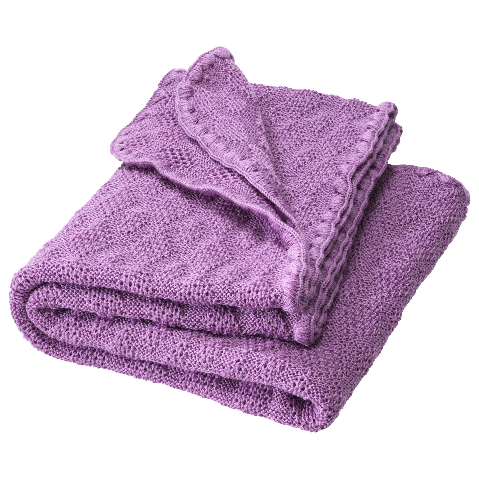 Disana organic merino wool classic baby blanket in lilac