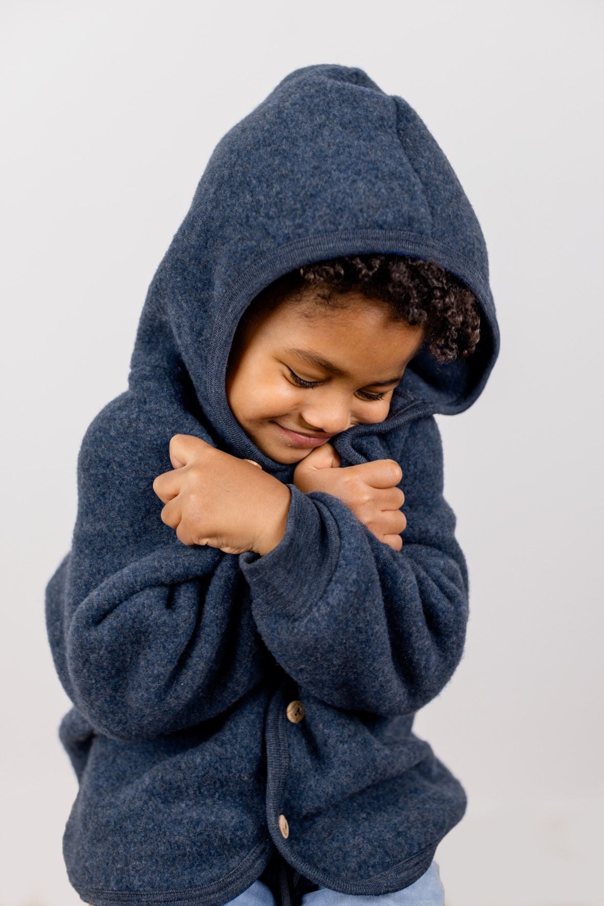 Hooded wool fleece jacket – Bigelow Lane