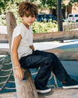 Lifestyle photo of Jackalo jules jeans for kids