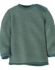 Disana melange sweater eucalyptus jade