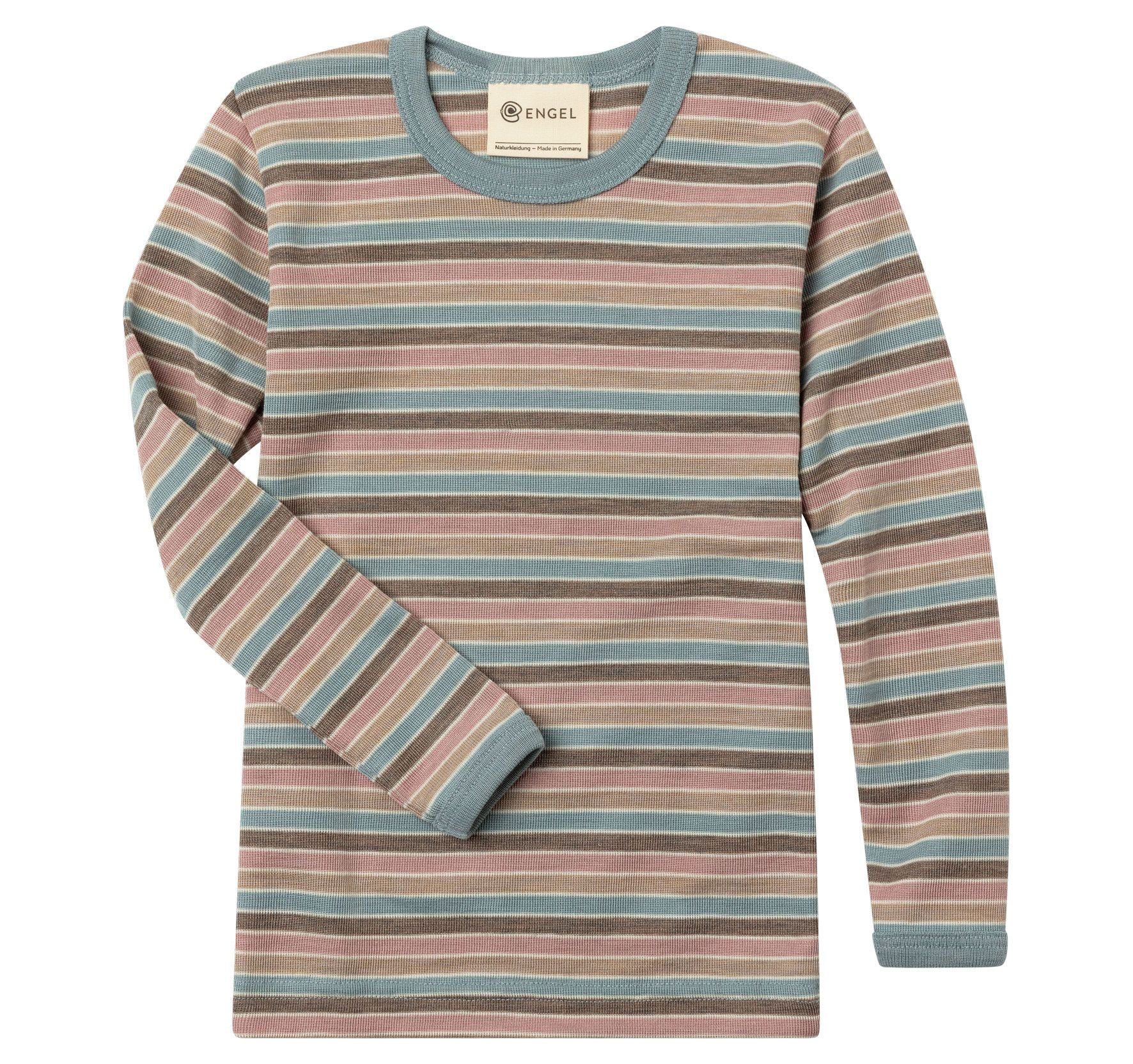 Long sleeve retro striped wool/silk shirt – Bigelow Lane